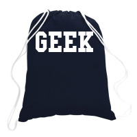 Geek Nerd Drawstring Bags | Artistshot