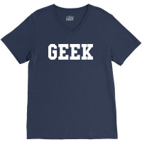 Geek Nerd V-neck Tee | Artistshot