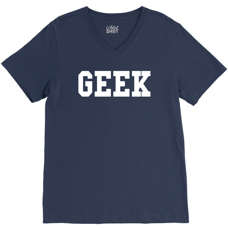 Geek Nerd V-neck Tee | Artistshot