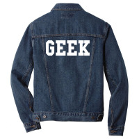 Geek Nerd Men Denim Jacket | Artistshot