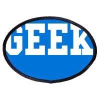 Geek Nerd Oval Patch | Artistshot