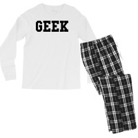 Geek Nerd1 Men's Long Sleeve Pajama Set | Artistshot
