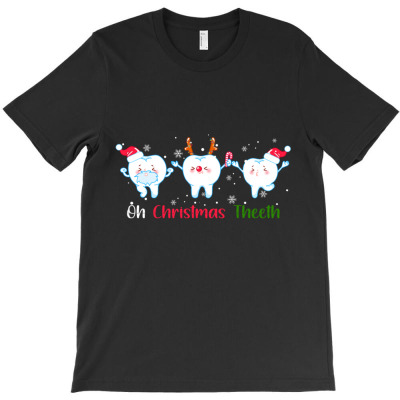 Oh Christmas Theeth T-shirt Designed By Bariteau Hannah