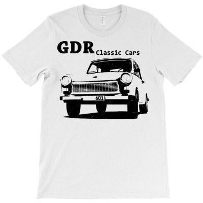 Gdr Classic Car T-shirt Designed By Alonedark