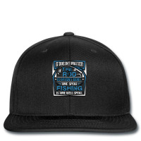 Fishing It Doesnt Matter If The Rod Is Or Isnt Bent Time Spet Fishing  Printed Hat | Artistshot