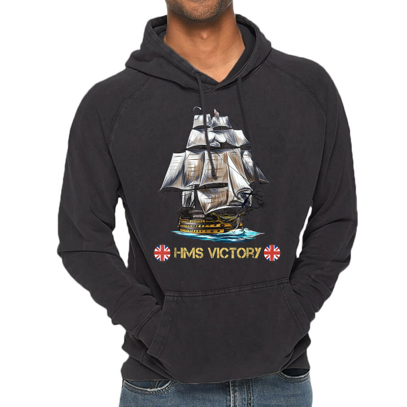 Great Britain Royal Navy Ship Of The Line Hms Victory T Shirt Vintage Hoodie | Artistshot