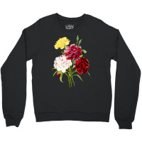 Vintage Botanical Carnation Flower Illustration Art Shirt T Shirt Crewneck Sweatshirt | Artistshot