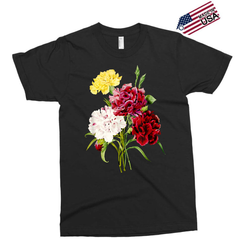 Vintage Botanical Carnation Flower Illustration Art Shirt T Shirt Exclusive T-shirt by husserllpr | Artistshot