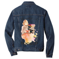 Book Reading Reader Booked Weekend 374 Men Denim Jacket | Artistshot