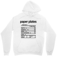 Paper Plates Nutrition Facts Funny Thanksgiving Christmas Unisex Hoodie | Artistshot