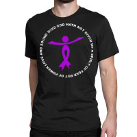 Alzheimers Awareness T  Shirt God Hath Not Given Spirit Of Fear Power Classic T-shirt | Artistshot