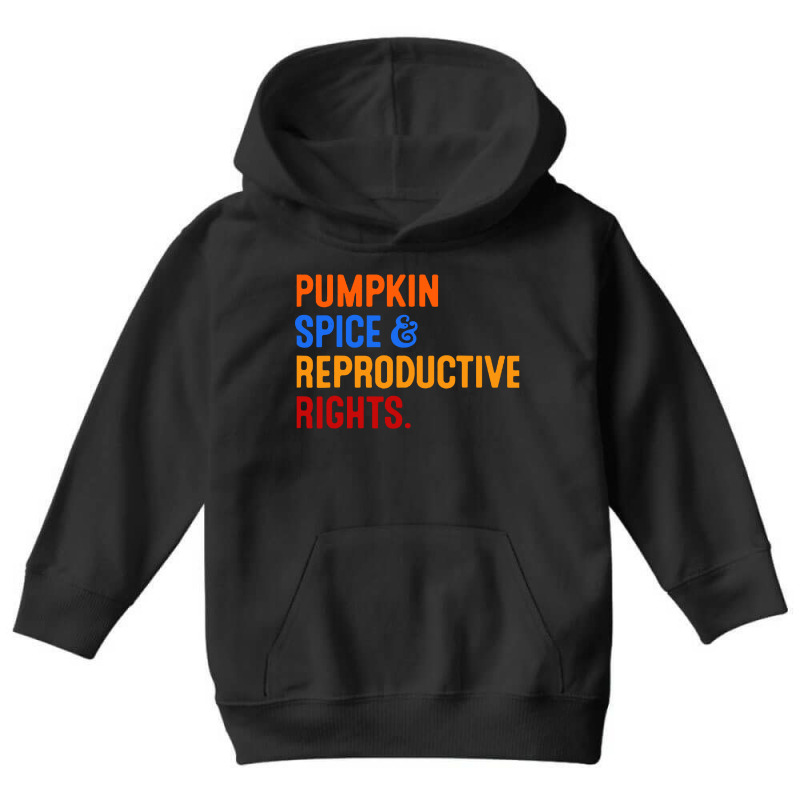 Pumpkin Spice Reproductive Rights Youth Hoodie | Artistshot