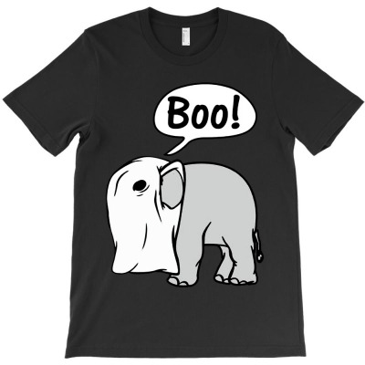Boo Elephant Halloween T-shirt Designed By Max Sopacua