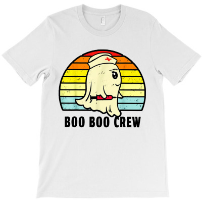 Boo Boo Crew Nurse Halloween Ghost T-shirt Designed By Max Sopacua