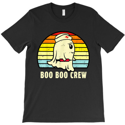 Boo Boo Crew Nurse Halloween Ghost T-shirt Designed By Max Sopacua