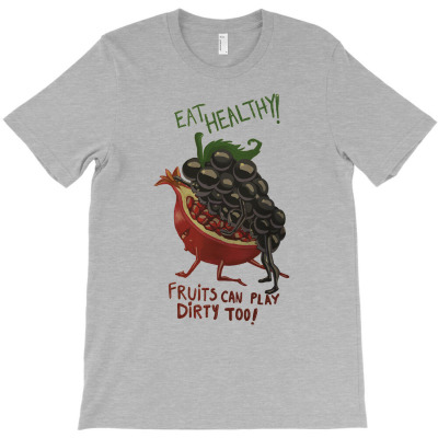 Eat Fruits T-shirt Designed By Toni Hadiyanto