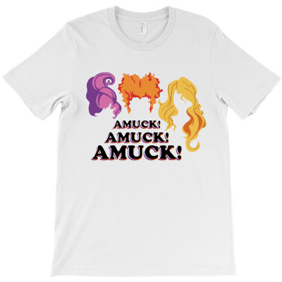 Amuck Amuck Amuck Scary Halloween T-shirt Designed By Max Sopacua