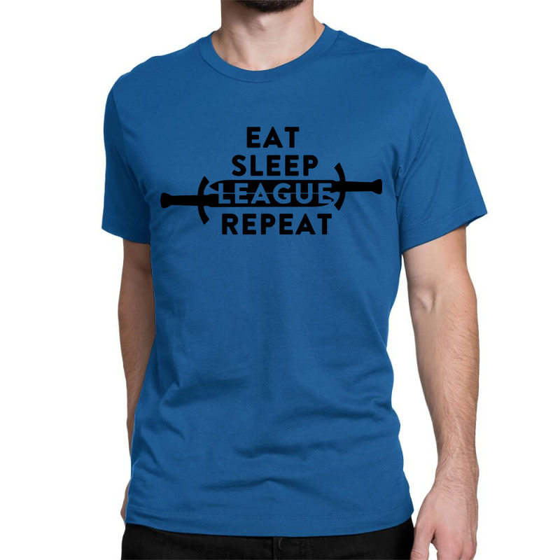 League Of Legends Eat Sleep Classic T-shirt | Artistshot