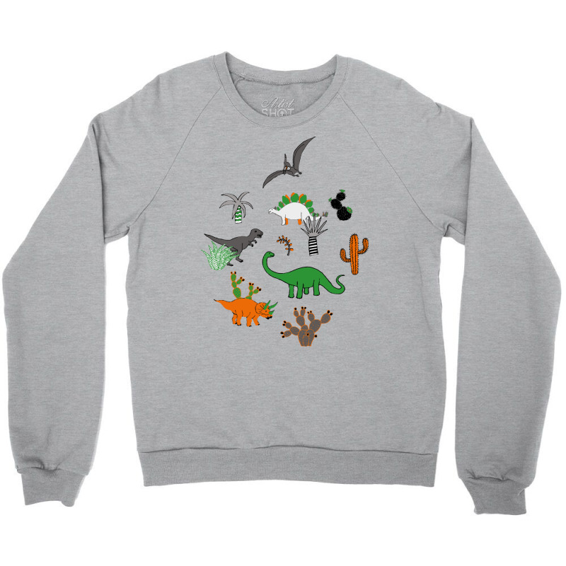 Dinosaurs T  Shirt Dinosaur Desert   Fun Dinosaurs By Cecca Designs T Crewneck Sweatshirt | Artistshot