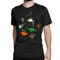 Dinosaurs T  Shirt Dinosaur Desert   Fun Dinosaurs By Cecca Designs T Classic T-shirt | Artistshot