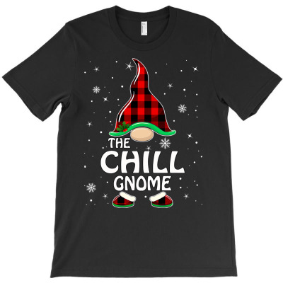 Chill Gnome Buffalo Plaid Matching Family Christmas Pajama T Shirt T-shirt Designed By Nhan