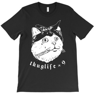 Thug Cat T-shirt Designed By Toni Hadiyanto