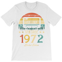 Vintage 1972 Retro Cassette 1972 50th Birthday 50 Years Old T Shirt T-shirt | Artistshot