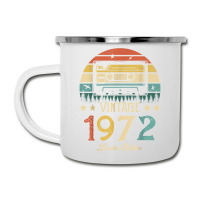 Vintage 1972 Retro Cassette 1972 50th Birthday 50 Years Old T Shirt Camper Cup | Artistshot