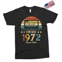 Vintage 1972 Retro Cassette 1972 50th Birthday 50 Years Old T Shirt Exclusive T-shirt | Artistshot