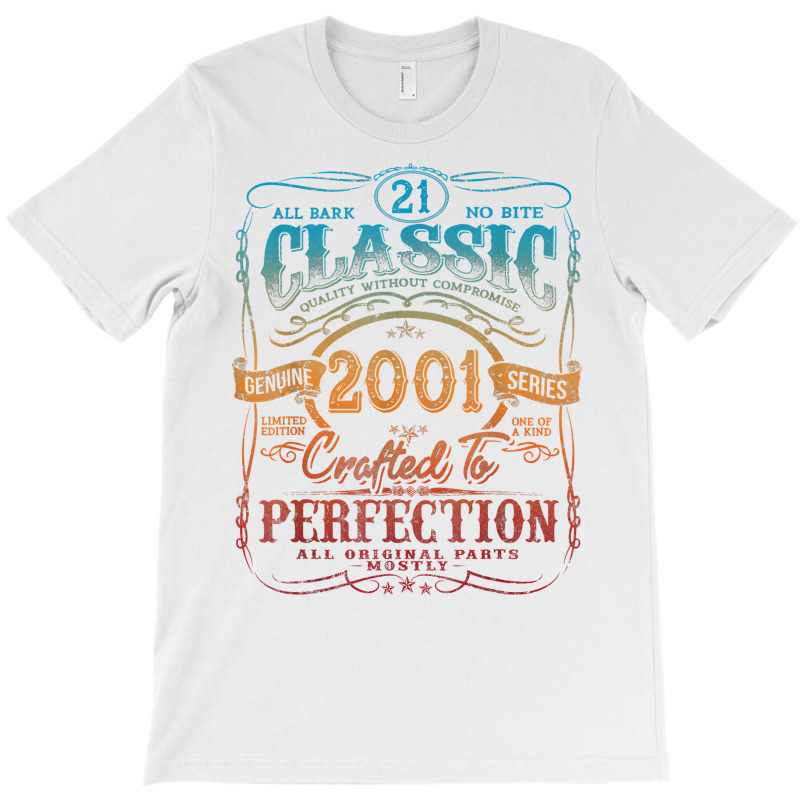 Vintage 2001 Limited Edition Shirt 21 Year Old 21st Birthday T Shirt T-shirt | Artistshot