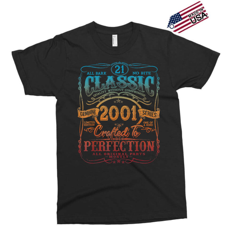 Vintage 2001 Limited Edition Shirt 21 Year Old 21st Birthday T Shirt Exclusive T-shirt | Artistshot