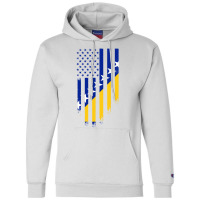 Bosnia And Herzegovina American Flag | Bosnian Roots Champion Hoodie | Artistshot