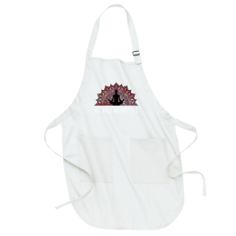 Heavily Meditated   Spiritual Daily Meditation Yoga T Shirt Full-length Apron | Artistshot