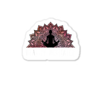 Heavily Meditated   Spiritual Daily Meditation Yoga T Shirt Sticker | Artistshot