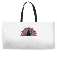 Heavily Meditated   Spiritual Daily Meditation Yoga T Shirt Weekender Totes | Artistshot