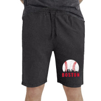 Vintage Boston Skyline Baseball Throwback For Red Game Day T Shirt Vintage Short | Artistshot