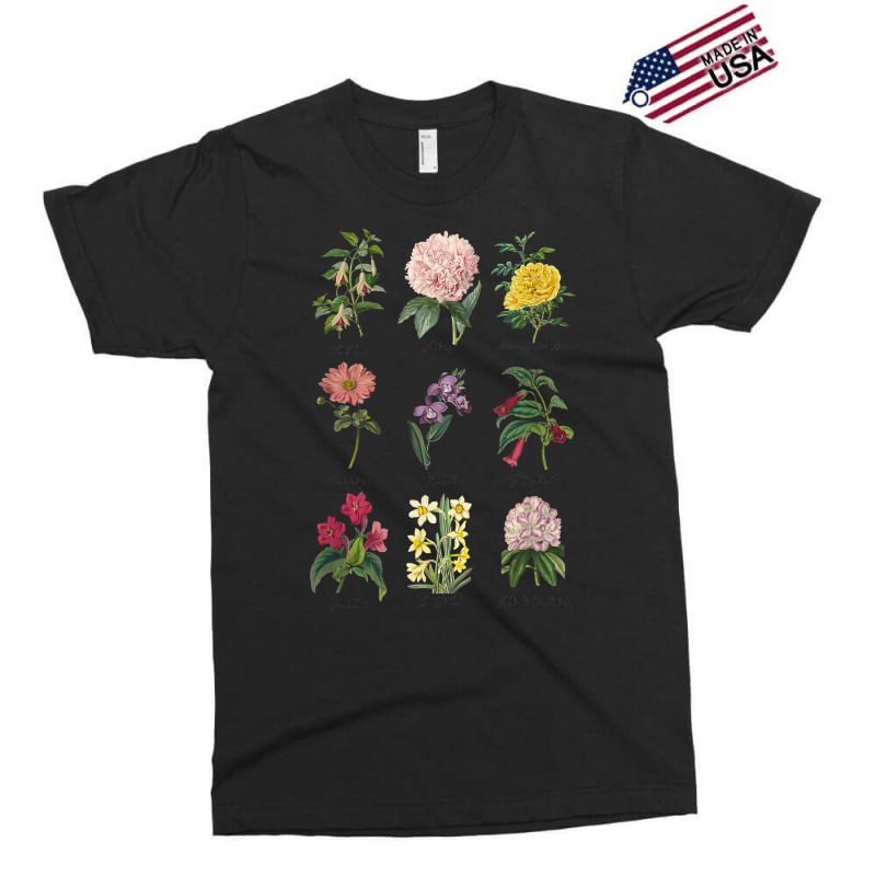 Vintage Botanical Floral Flower T Shirt T Shirt, White Exclusive T-shirt | Artistshot