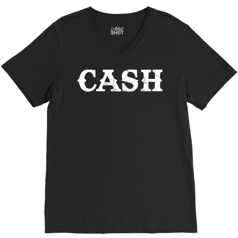 Vintage Cash Country Music Lovers Outlaw T Shirt V-neck Tee | Artistshot