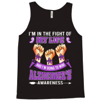 Alzheimers Awareness In The Fight T  Shirt Alzheimer's Awareness In Th Tank Top | Artistshot