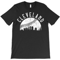 Vintage Cleveland Ohio Skyline Apparel T Shirt T-shirt | Artistshot