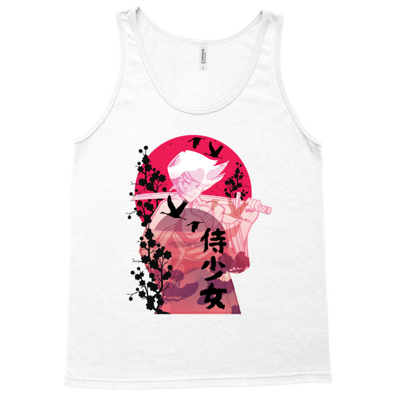 Samurai Woman Anime Tank Top | Artistshot