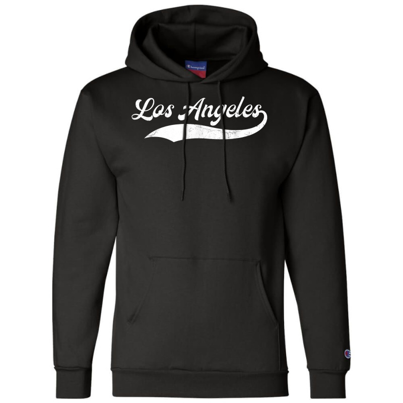 Vintage Distressed Los Angeles California La Apparel T Shirt Champion Hoodie | Artistshot