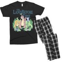 Land Before Time Pastel Dinosaur Friends T Shirt Men's T-shirt Pajama Set | Artistshot