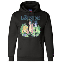 Land Before Time Pastel Dinosaur Friends T Shirt Champion Hoodie | Artistshot