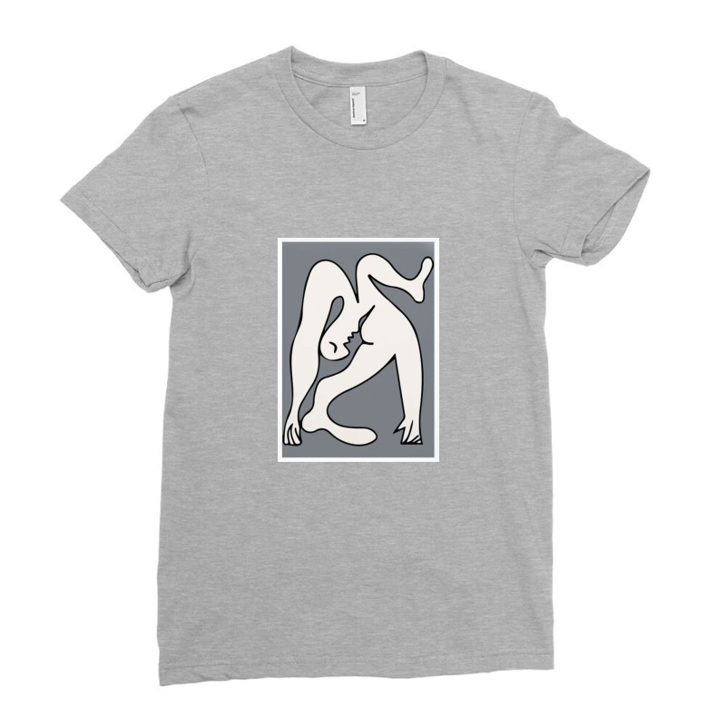 Split Human Body Ladies Fitted T-shirt | Artistshot