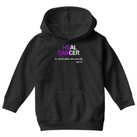 Alzheimers Awareness T  Shirt Heal Cancer God Nothing Will Be Impossib Youth Hoodie | Artistshot