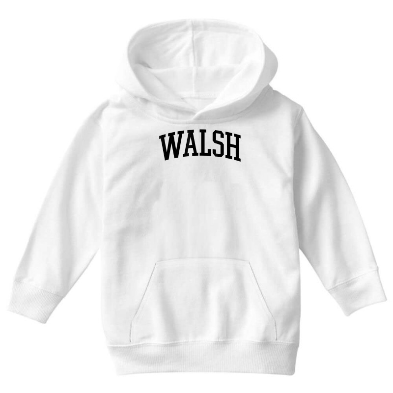 Walsh Athletic Arch College University Alumni T Shirt Youth Hoodie