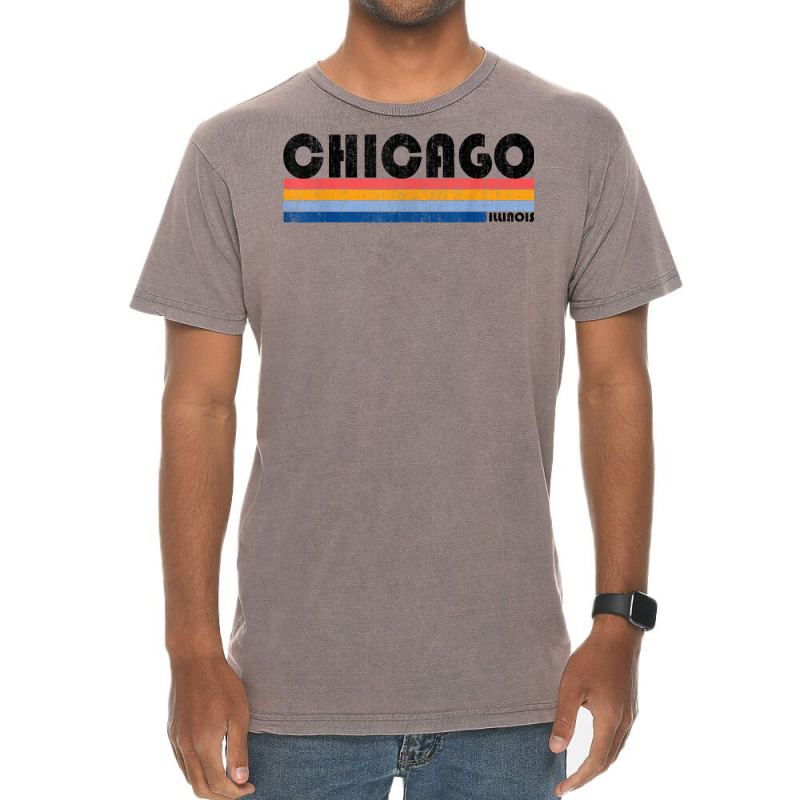 Vintage 1980s Style Chicago, Il T Shirt Vintage T-shirt | Artistshot