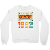 Vintage 1992 Funny 30 Years Old Men And Women 30th Birthday Tank Top Crewneck Sweatshirt | Artistshot