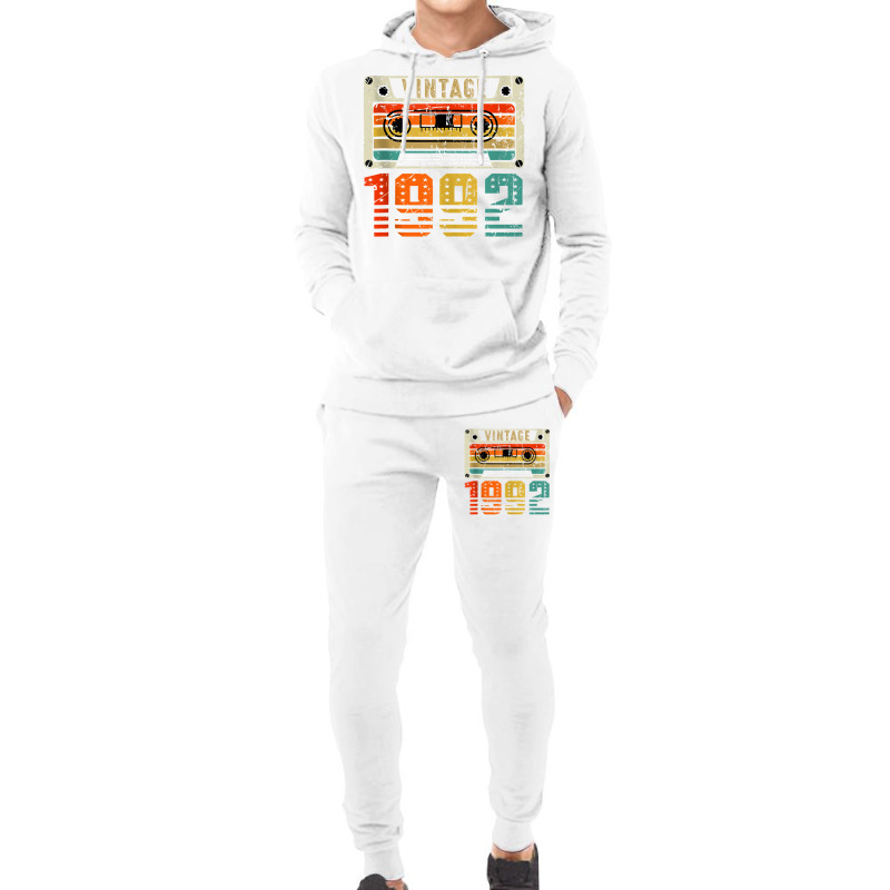 Vintage 1992 Funny 30 Years Old Men And Women 30th Birthday Tank Top Hoodie & Jogger Set | Artistshot